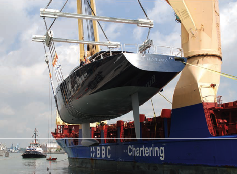 Image for article Arzanà Navi launches 48m sailing sloop 'Nativa'